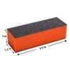 Karlash Nail Buffer Sanding Block Polisher Buffing File Nail Art Manicure Pedicure File (Orange)