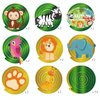 Kristin Paradise 30Ct Safari Animals Hanging Swirl Decorations, Jungle Party Supplies, Wild Birthday Theme Decor for Boy Girl Baby Shower, Tribal 1st Bday Favors Idea