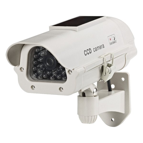 Cop Security 15-CDM14 Dummy Solar Powered Camera with LED Light (Beige)