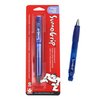 SAKURA SumoGrip Pencil with Comfort Grip - 0.5 mm Ergonomic Mechanical Pencil - Clear Blue
