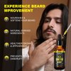 Biotin Beard Growth Oil for Men – Sandalwood Beard Serum with Castor & Grape Seed Oil for Thicker, Softer & Moisturized Beard – Ideal Gift for Father, Husband, Boyfriend – 2 oz