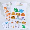 Winlyn 24 Sets Jungle Animal Headbands Craft Kits Safari Animal Crown Art Sets DIY Zoo Animal Party Headbands Animal Foam Stickers for Kids Jungle Safari Birthday Activities Party Favors Decorations