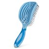 NuWay 4HAIR® DoubleC PRO® U.S. Patented Double Curved Detangling Brush is Hair Dryer Safe (Ocean Blue)