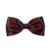 Brown Tribal Stripes and Dots Hair Bow (Alligator Clip)
