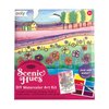 Ooly Scenic Hues D.I.Y. Watercolor Art Kit - Flowers & Gardens (17 PC Set)