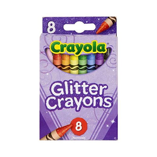 Crayola Glitter Crayons 8 Count