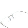 HIYANJN Rimless Readers Blue light proof reading glasses Women Men Anti Glare Filter Lightweight Eyeglasses 1.25