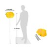 Evelots Ceiling Fan Duster Microfiber Cleaner Brush with Reach Up to 9 Ft Yellow