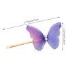 10 Pcs Purple Butterfly Hair Clips Pearl Fabric Fashionable Bobby Pins Non-Slip Barrette Kawaii Hair Accessories for Girls and Women