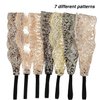 7 Pieces Lace Headbands Women Girls Stretch Headband Elegant Wide Headwrap Hair Turban Accessories