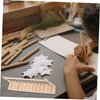 Toyvian 1 Set Doll House Stair Railing Miniature Kit Mini Accessories Wooden Playpen Miniature Funiture Model Miniature Dollhouse Supplies Furniture and Accessories Mini House Accessory