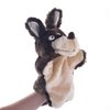 Wolf Hand Puppets Plush Animals Toys for Imaginative Pretend Play Storytelling Gifts for Kids Brown