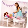 TOYANDONA Dollhouse Furniture Bunk Bed, 1:12 Artificial Bed Miniature Bunk Bed, Mini House Bed Model with Ladder, Mini Doll Bedroom Furniture, for Kids, Children
