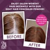 Root Touch Up Powder for Black Hair by Style Edit | Cover Color Grays and Roots Coverage Concealer Mineral Infused Binding Hairline