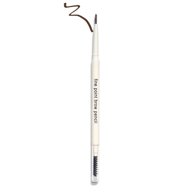 Honeybee Gardens Fine Point Brow Pencil, Walnut, Long-Lasting Eyebrow Definition, Vegan, Cruelty-Free Beauty