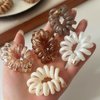 Spiral Hair Ties for Women No Damage Coil Hair Ties for Girls Telephone Wire Hair Tie Elastic Hair Bands Teleties Ponytail Holders Telephone Line Hairties Hair Accessories Phone Cord Hair Scrunchies