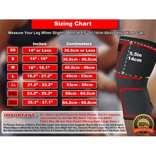 ATHLEDICT Knee Brace Compression Sleeve with Strap for Best Support & Pain Relief for Meniscus Tear, Arthritis, Running, Basketball, MCL, Jogging and Post Surgery Recovery for Men & Women (Black, S)