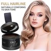 Magic Hairline Powder, Instantly Conceals Hair Loss, Natural Hairline Coverage, Hair Fibers for Thinning Hair, Root Touch Up Hair Powder for Women & Men, Root Cover Up Hair Powder (Medium Brown)