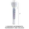 SplashTech Floating Buoy Pool Thermometer with Jumbo EZ Read Display & Cord- Shatter Proof- Swimming Pool Maintenance Equipment for Indoor or Outdoor Swimming Pool, Hot Tub, Jacuzzi, Spa