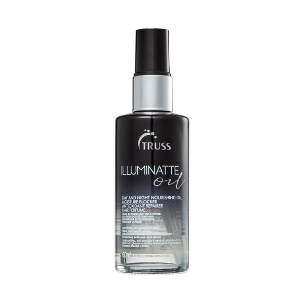 TRUSS Illuminate Hair Oil - Nourishing Oil for Hair with Frizz Control and Heat Protection - Formulated to Soften, Strengthen & Repair Lengths and Ends - Ideal for Dry & Brittle Hair (2.02 Fl Oz)