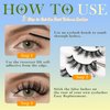 MOMOLASH Eyelashes Faux Mink Lashes Fluffy Cat Eye Lashes Wispy 8D Volume False Eyelashes Comfortable Hand Made Soft Curly Fake Lashes 7 Pairs Pack