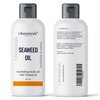 Seaweed Body Oil 8 oz. Nourishing Sea Moss Oil Fast Absorbing Firming Anti-Aging Non-Greasy Oil Day and Night Massage Kelp Moisturizer for Dry Dull, Sagging Skin, Face, Hair, Foot, Hands (Citrus)