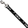 Dog Leash Ride Me Surfboard Black White 4 Feet Long 1.5 Inch Wide