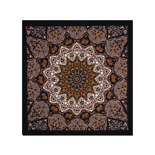 Sunshine Joy India Star Bandana Orange and Grey