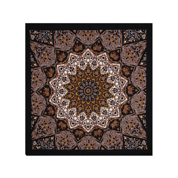 Sunshine Joy India Star Bandana Orange and Grey