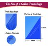 4 Gallon 180pcs Small multicolor Trash Bags Strong Garbage Bags, Bathroom Trash Can Bin Liners, Plastic Bags for Home Bedroom Office, Waste Basket Liner, Fit 12-15 Liter, 3.5,4,4.5 Gal-(4G-6M180)