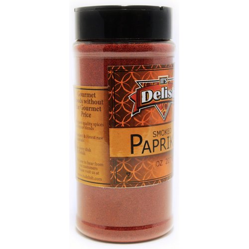 Gourmet Smoked Paprika by Its Delish, 8 Oz. Medium Jar