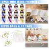 Tazimi 122 PCS Christian Bible Party Favors Jesus Party Favors Cross Goodie Bags with Stickers Rubber Bracelets Button Pins and Bags for Christian Party Supplies Decorations
