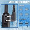Retevis Walkie Talkie Speaker Mic,IP54 Waterproof Shoulder Mic, Compatible with RT68 RT22 RT21 H-777 RT86 RT27 RT85 RB26 RB45 BAOFENG UV-5R 888S 5RM Kenwood Samcom Arcshell Two Way Radios (2 Pack)
