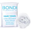 Bondi SPA Microfiber Hair Towel – Dries Hair 50% Faster - Anti-Frizz Hair Drying Towel - Perfect for Long, Thick or Curly Hair - XL (42 x 22) - Soft & Absorbent