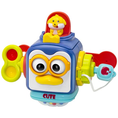 Syhtalotxikl Busy Cube Toys for 1 Year Old Boy, Montessori Toys for 1+ Year Old, Travel Sensory Toys for Toddlers 1-3, Learning Fine Motor Skills| 1st Birthday Gifts Boy 12 Months +Busy Board