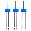 12 Pieces Twin Needles, Double Twin Needles with Plastic Box for Household Sewing Machine, 3 Sizes Mixed 2.0/90, 3.0/90, 4.0/90