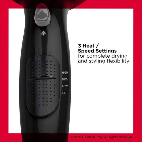 Revlon 1875W Lightweight Hair Dryer | For Easy Smooth Styling (Black)