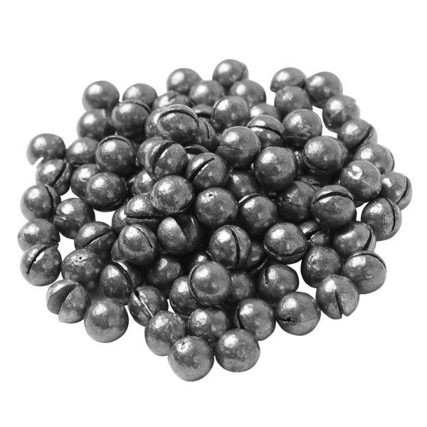 uxcell 100Pcs 0.28" Diameter Fishing Weights Split Shots Sinkers, Round Lead Tackle Line Fishing Weights Sinkers for Saltwater Freshwater