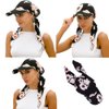 DINPREY Long Pretied Head Scarves for Women Bandana Turban Hat Chemo Cancer Headscarf Headwraps Headwear for bald women hair wraps Hair Cover Hat (3 PCS Flower)