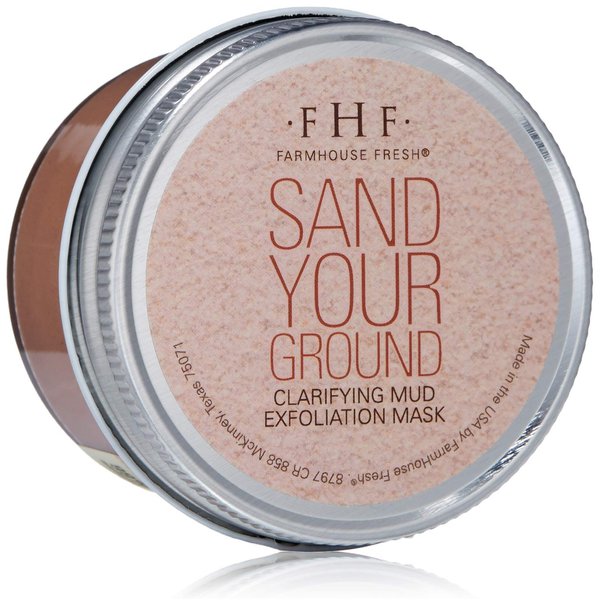 FarmHouse Fresh Sand Your Ground Clarifying Mud Exfoliation Mask, 3.2 Fl Oz (Pack of 1)