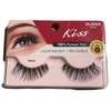 Generic KISS 100% Human Hair False Eyelashes, Sassy, Lightweight and Reusable, Black