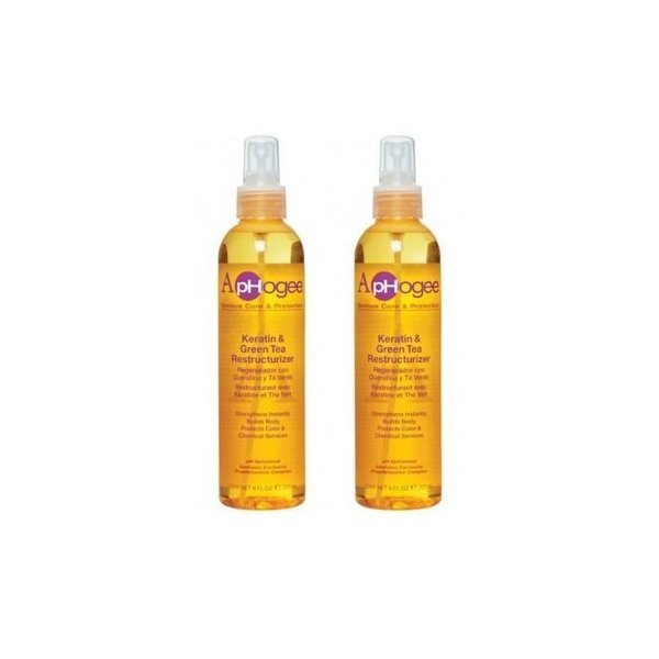 ApHogee Keratin and Green Tea Restructurizer 2 Pack of 8 fl. oz by Aphogee