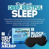 Avinol PM Extra Strength and Dream Elements Sleep Mask | All-in-One Natural Sleep Aid (30 ct) - 100% Pure Mulberry Silk Eye Mask (with Foam Ear Plugs & Anti Snoring Nose Clip) (2 Items)