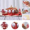 Alizdd Micro Building Blocks Sets，Chinese Zen Garden Architecture and Cherry Blossom Bonsai Tree Building Toys for Adults，Japanese Sakura House Model，Creative Mini Bricks Gift for Kids 14+，2280 PCS