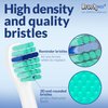 Brushmo Genuine Compact Replacement Toothbrush Heads Compatible with Philips Sonicare E-Series HX7012, fits Essence and Other Screw-On Electric Toothbrush Models, 6 Pack