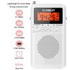 shortwave Radio FM/AM/SW Band Transistor Powered by AA Batteries with Key Backlight LCD Display Digital Alarm Clock Sleep Timer,Best Reception,Best Sound Quality Mini Radio for Running