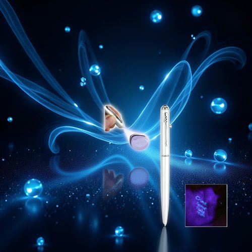 Money Checker Pen Marker Fake Bill Detector Pens for W/UV LED Light Easy to Check Counterfit Cash Detector Checkers Money Handling Products