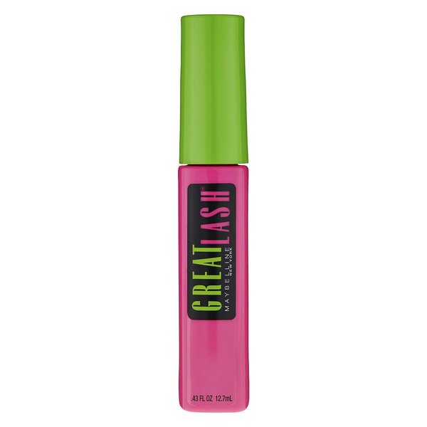Maybelline New York Makeup Great Lash Waterproof Mascara, Brownish Black Waterproof Mascara, 0.43 fl oz
