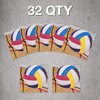 Havercamp Volleyball Napkins 32 Pack, 6.5 in Square, Eco-Friendly Paper, Ideal Volleyball Table Decorations for Senior Night, Parties