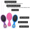 Beautify Beauties Detangler Mini Hair Brush, Travel Size, Perfect for kids (Blue)